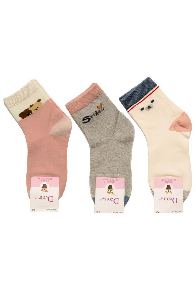 Шкарпетки для дівчаток, асорті 600300303-000