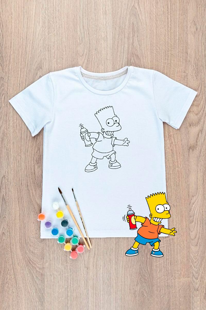 Футболка-раскраска детская БАРТ, 260315111-023