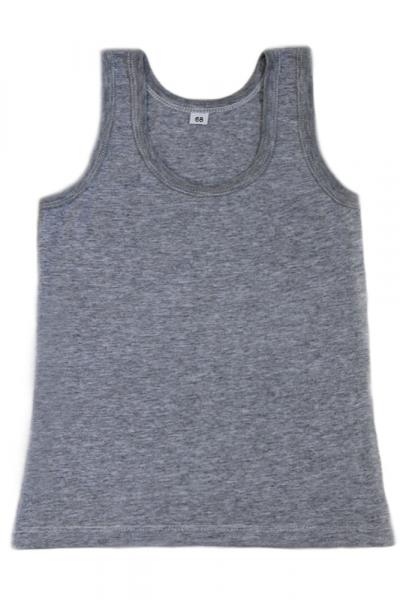 Подивитись Майка дитяча, сірий меланж 110103103-027 Майка дитяча, сірий меланж 110103103-027