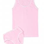 Комплект дитячий труси і майка, рожевий 120150101-005