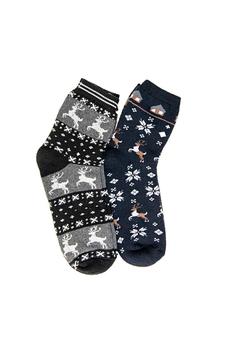 Женские зимние носки, черные 1035675976-002