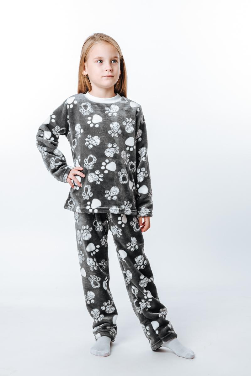 Пижама детская, темно-серая 170453505-044